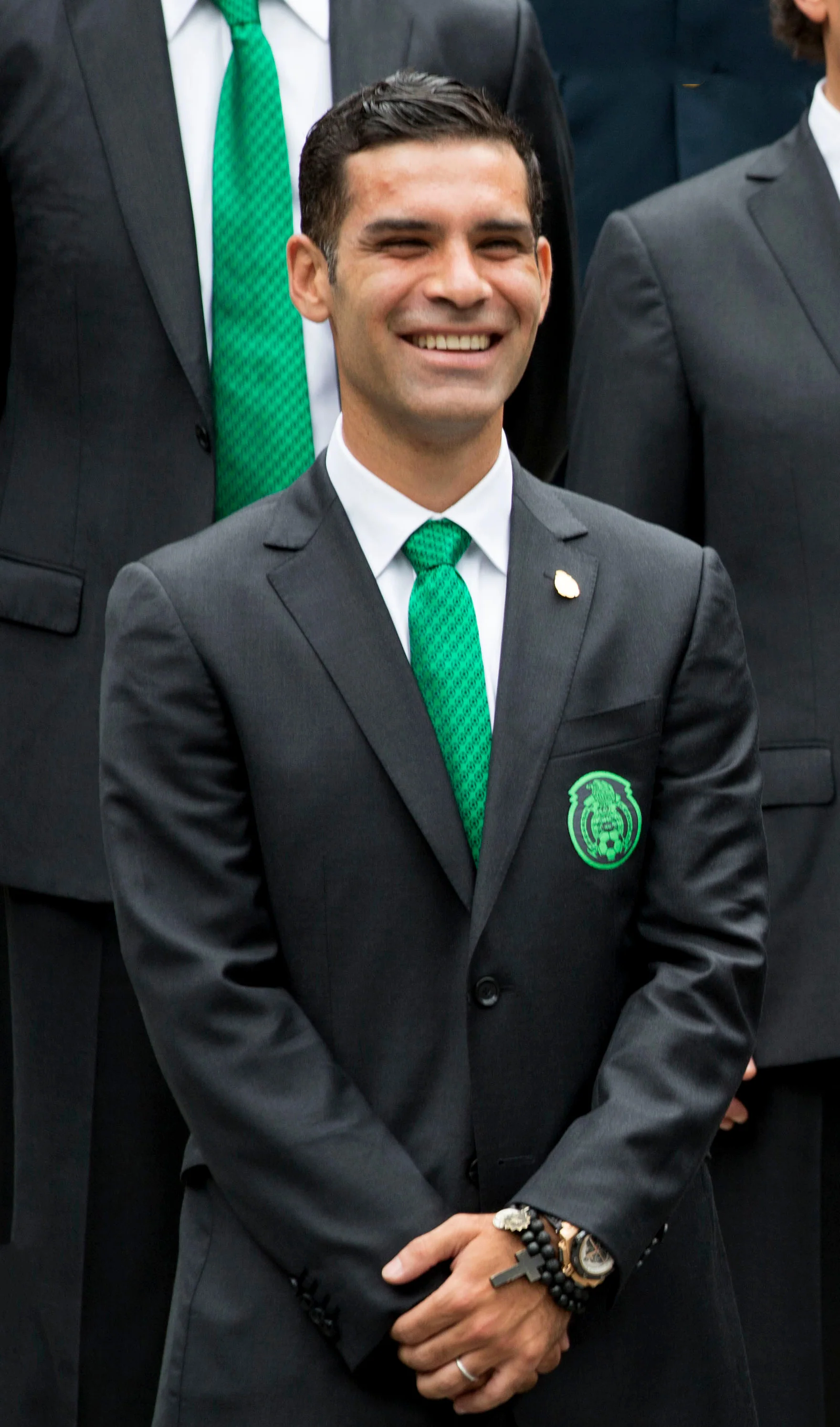 Rafael Márquez durante una comida con la selección mexicana el 15 de julio de 2014. Fotografía de archivo.