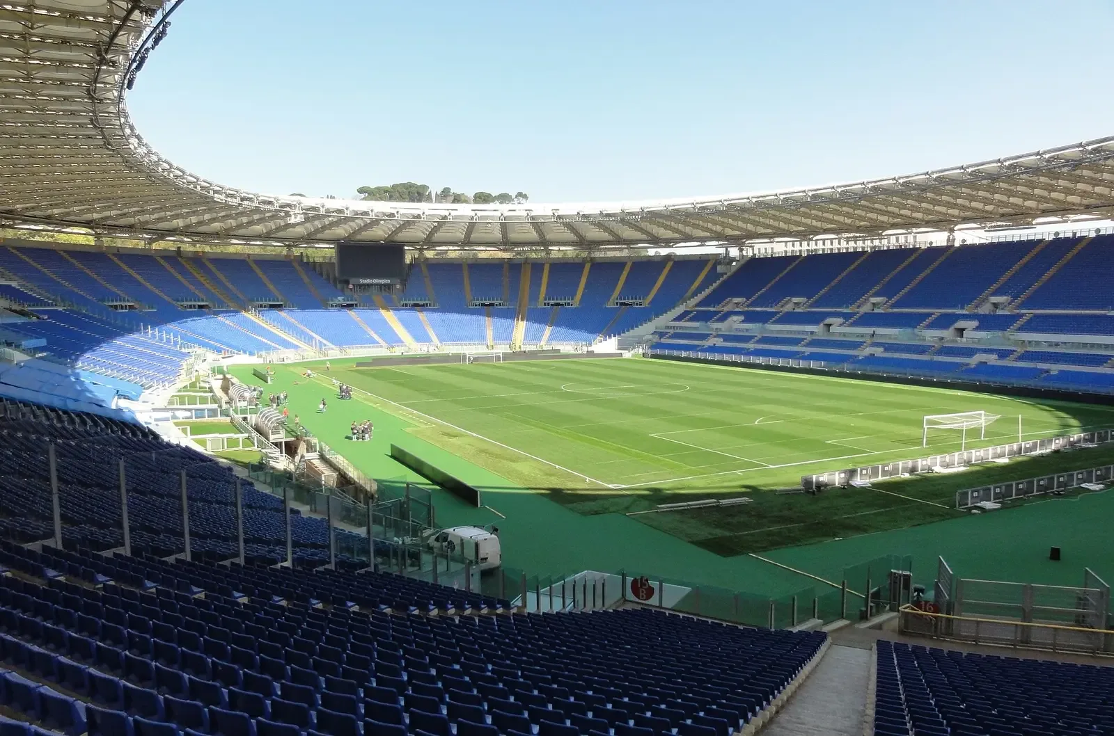 Estadio Olímpico de Roma, fotografía de archivo.