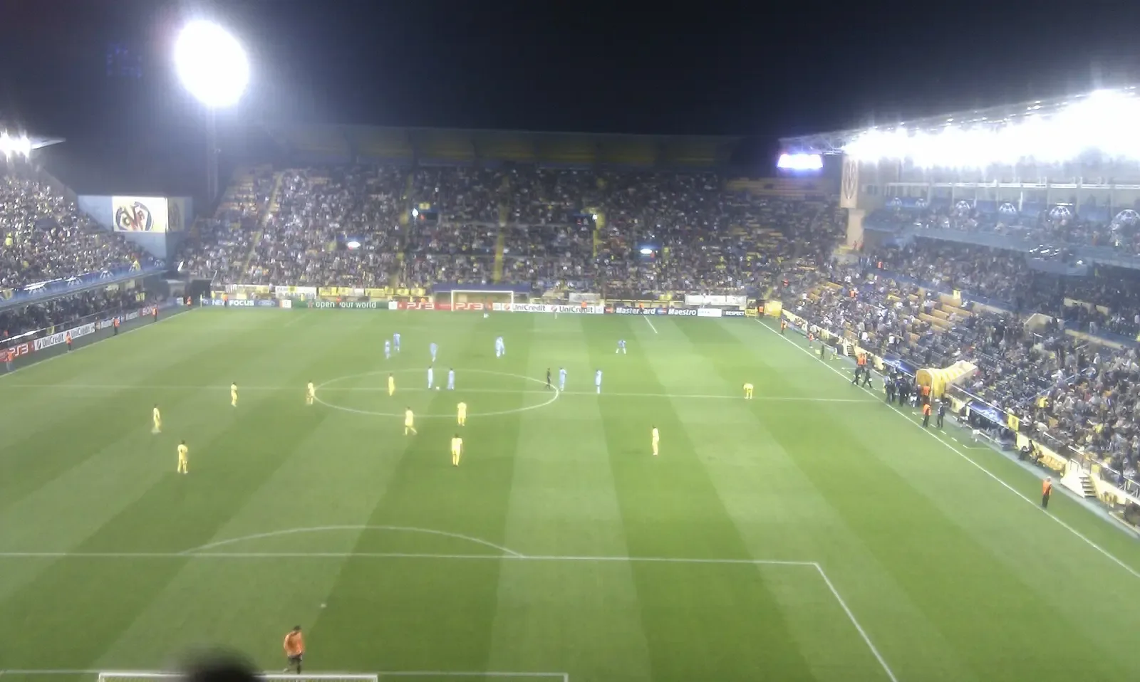 Estadio de la Cerámica, fotografía de archivo.